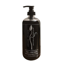 Load image into Gallery viewer, Activated Bamboo Charcoal Face + Body Wash 16oz